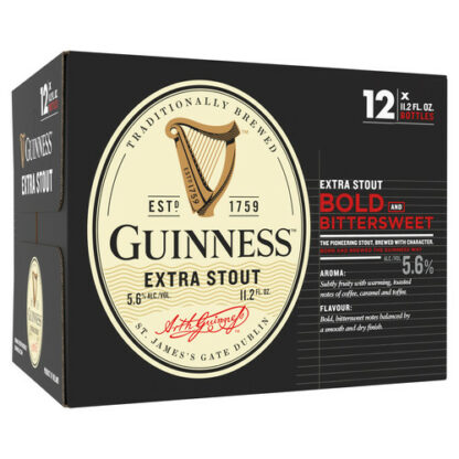 GUINNESS EXTRA STOUT 12PK BOTTLE
